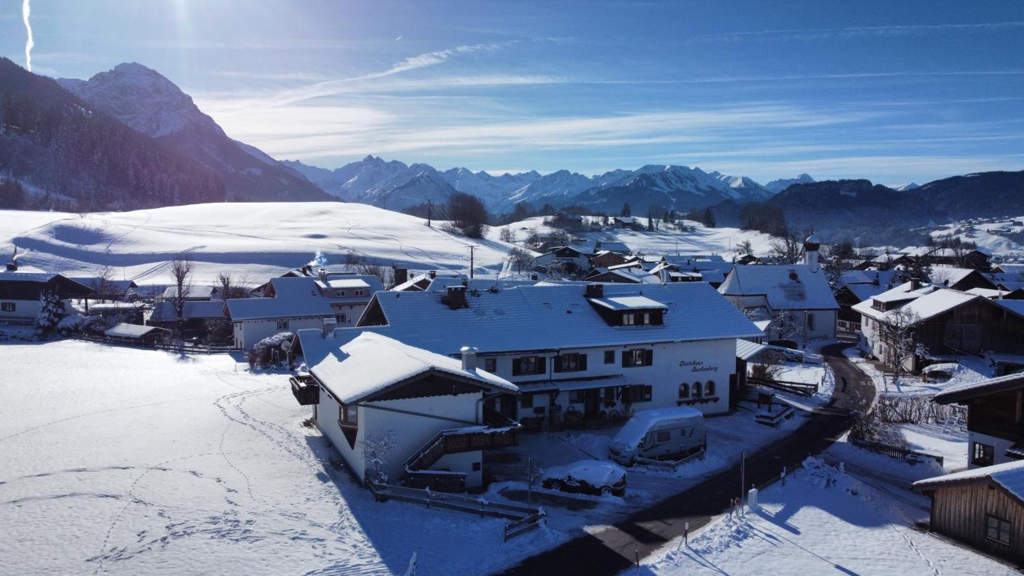 Gaestehaus Buchenberg In Hinang ซอนโทเฟิน ภายนอก รูปภาพ